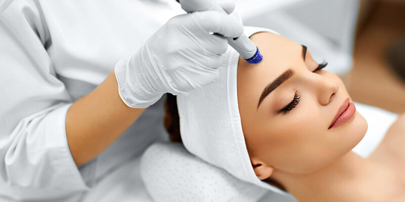 microblading and facial at De Premier Spa
